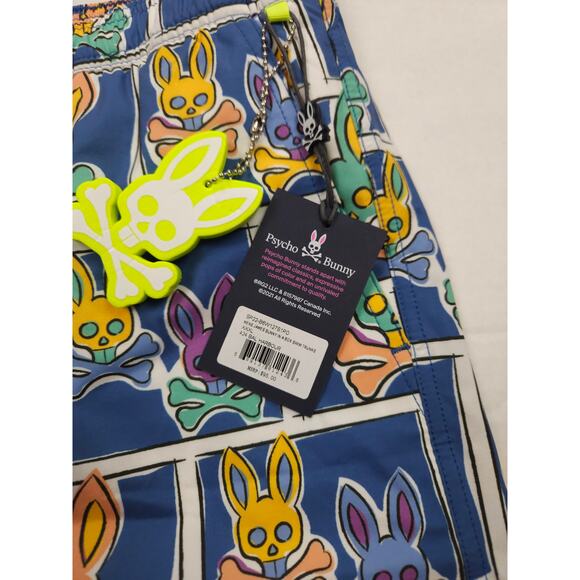 Psycho Bunny Swim Trunks Men's Size 3xl Mesh Lined Board Shorts Swimming - Picture 3 of 12
